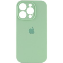 Чехол Silicone Case Full Camera Protective (AA) для Apple iPhone 13 Pro Max (6.7") – Зеленый