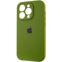 Чехол Silicone Case Full Camera Protective (AA) для Apple iPhone 13 Pro Max (6.7") – Зеленый