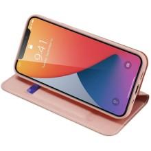 Чехол-книжка Dux Ducis с карманом для визиток для Apple iPhone 13 Pro Max (6.7") – Rose Gold