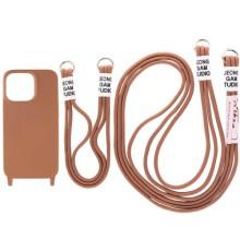 Чохол TPU two straps California для Apple iPhone 13 Pro Max (6.7") – Коричневий