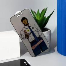 Защитное стекло Privacy 5D Anti-Static (тех.пак) для Apple iPhone 13 Pro Max / 14 Plus (6.7") – Черный