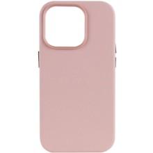 Шкіряний чохол Leather Case (AA Plus) with MagSafe для Apple iPhone 13 Pro Max (6.7") (Пудровий)