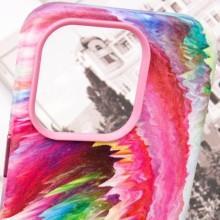 Кожаный чехол Colour Splash with MagSafe для Apple iPhone 13 Pro Max (6.7") – Розовый