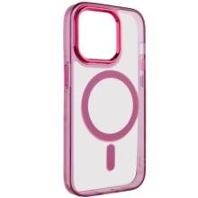 Чохол TPU Iris with MagSafe для Apple iPhone 13 Pro Max (6.7") – Бордовий