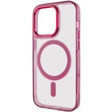 Чохол TPU Iris with MagSafe для Apple iPhone 13 Pro Max (6.7") – Бордовий