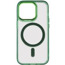 Чохол TPU Iris with MagSafe для Apple iPhone 13 Pro Max (6.7") – Зелений