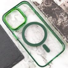 Чохол TPU Iris with MagSafe для Apple iPhone 13 Pro Max (6.7") – Зелений