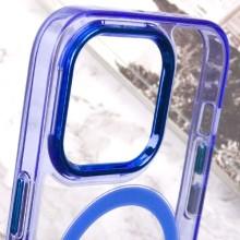 Чохол TPU Iris with MagSafe для Apple iPhone 13 Pro Max (6.7") – Синій