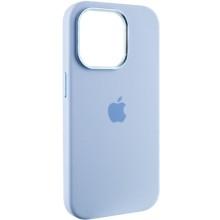 Чохол Silicone Case Metal Buttons (AA) для Apple iPhone 13 Pro Max (6.7") – Блакитний