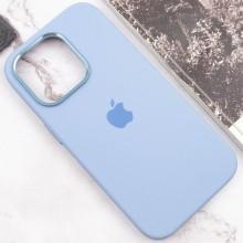 Чохол Silicone Case Metal Buttons (AA) для Apple iPhone 13 Pro Max (6.7") – Блакитний