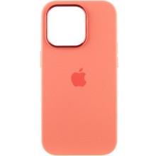 Чохол Silicone Case Metal Buttons (AA) для Apple iPhone 13 Pro Max (6.7") – Рожевий