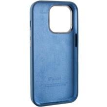 Чохол Silicone Case Metal Buttons (AA) для Apple iPhone 13 Pro Max (6.7") – Синій