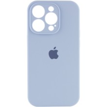 Чехол Silicone Case Full Camera Protective (AA) для Apple iPhone 13 Pro Max (6.7") – Голубой