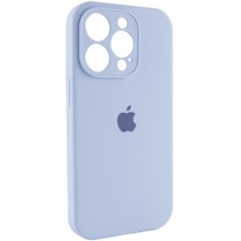 Чохол Silicone Case Full Camera Protective (AA) для Apple iPhone 13 Pro Max (6.7") – Блакитний