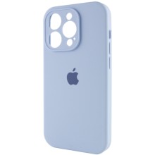 Чехол Silicone Case Full Camera Protective (AA) для Apple iPhone 13 Pro Max (6.7") – Голубой