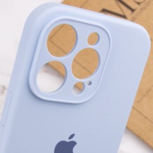 Чехол Silicone Case Full Camera Protective (AA) для Apple iPhone 13 Pro Max (6.7") – Голубой