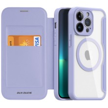 Чохол-книжка Dux Ducis Skin X Pro with MagSafe для Apple iPhone 13 Pro Max (6.7") – Фіолетовий