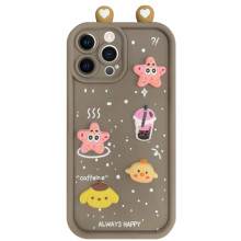 Чохол TPU Toys Case with Ears для Apple iPhone 13 Pro Max (6.7") – Коричневий