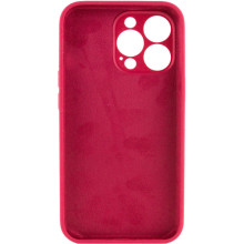 Чехол Silicone Case Full Camera Protective (AA) NO LOGO для Apple iPhone 13 Pro Max (6.7") – Красный