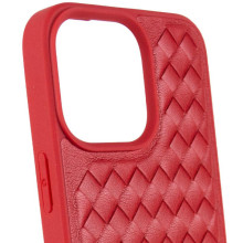 Кожаный чехол Polo Santa Barbara для Apple iPhone 13 Pro Max (6.7") – Красный