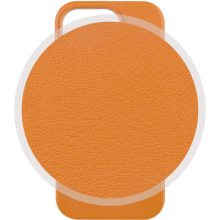 Кожаный чехол Leather Case (AAA) with MagSafe and Animation для Apple iPhone 13 Pro Max (6.7") – Горчичный