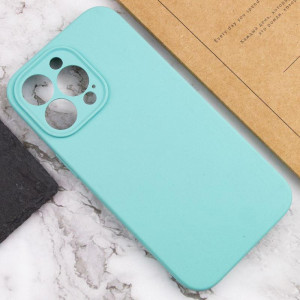 Чохол Silk Full Camera Protective (AA) NO LOGO для Apple iPhone 13 Pro Max (6.7") – Бірюзовий