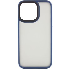 TPU+PC чехол Metal Buttons для Apple iPhone 13 Pro Max (6.7") – Синий