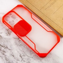 Чехол Camshield matte Ease TPU со шторкой для Apple iPhone 13 Pro Max (6.7") – Красный