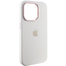 Чехол Silicone Case Metal Buttons (AA) для Apple iPhone 13 Pro Max (6.7")