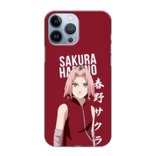 Чехлы Персонажи Аниме Наруто для iPhone 13 Pro Max (AlphaPrint) (Аниме Сакура)