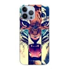 Чехлы с изображением разных животных для iPhone 13 Pro Max (Яркий Тигр)