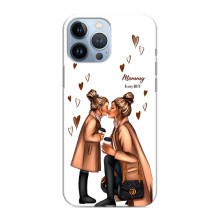 Чохол з друком для iPhone 13 Pro Max - (Мама з дитинкою) (AlphaPrint) (Донька і мама)