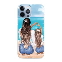 Чохол з друком для iPhone 13 Pro Max - (Мама з дитинкою) (AlphaPrint) (Мама з донькою)