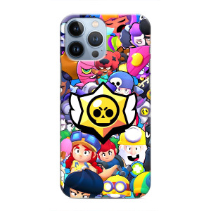 Чехол для iPhone 13 Pro Max Бравл Старс (VPrint)