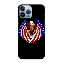 Чехол Флаг USA для iPhone 13 Pro Max (Крылья США)