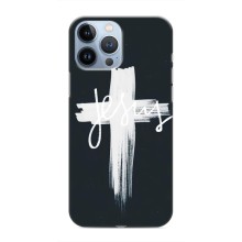 Чехол для iPhone 13 Pro Max (AlphaPrint) - (Христианские) (Иисус)