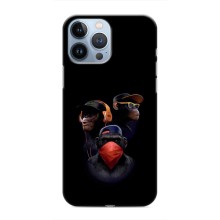 Чохол з Мавпами iPhone 13 Pro Max - (AlphaPrint) (Три мавпи)