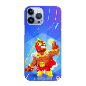 Чехол (ТПУ) с героями Бравл Старс на iPhone 13 Pro Max (Эль Примо)