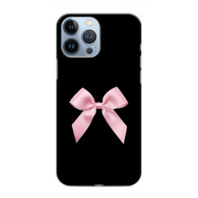 Чохол банти для iPhone 13 Pro Max – Бант на чорному