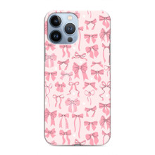 Чохол банти для iPhone 13 Pro Max – Фон бантики
