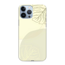 Чехол цветочный дизайн для iPhone 13 Pro Max – Зелёный фон