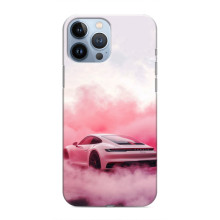 Чохол з авто Порше для iPhone 13 Pro Max – Рожевий Порше