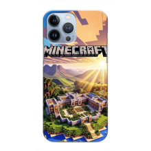 Чехол с картинками Майнкрафт для Айфон 13 Про Макс – Minecraft
