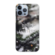 Новорічні, Святкові Чохли для iPhone 13 Pro Max - 2024 год (Hello winter)