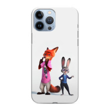 Силіконовий чохол з принтом Зоотрополіс для iPhone 13 Pro Max – Джуді і Нік