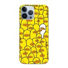 Силиконовый бампер с картинкой животных для iPhone 13 Pro Max (Особенный)