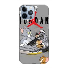 Силиконовый Чехол Nike Air Jordan на Айфон 13 Про Макс (Air Jordan)