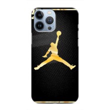 Силиконовый Чехол Nike Air Jordan на Айфон 13 Про Макс (Джордан 23)