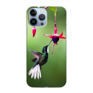 Силиконовый чехол с птичкой на iPhone 13 Pro Max – Калибри