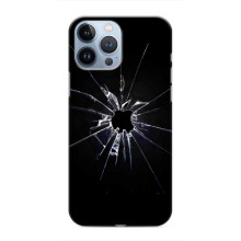 Текстурный Чехол для iPhone 13 Pro Max (Биток стекло)